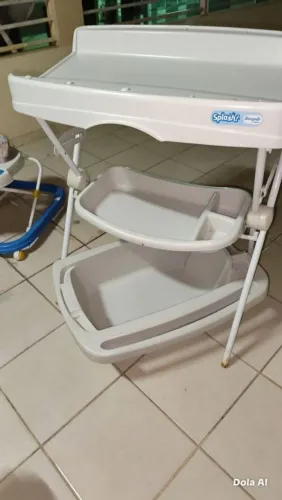 Banheira com trocador