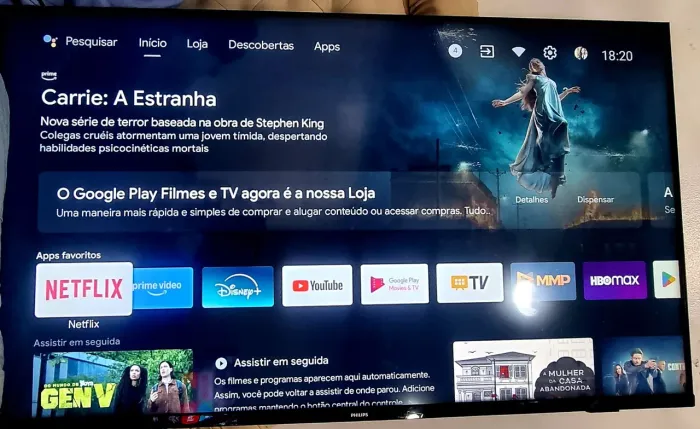 ? Smart TV Philips 50" 4K Android - Linhas Finíssimas na Tela - 50PUG7406/