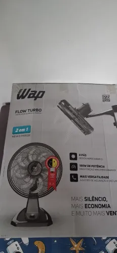 Ventilador WAP 2 em 1 220 V Novo 8 Pas