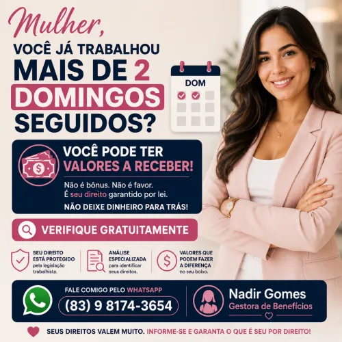 ? MULHER, ATENÇÃO AOS SEUS DIREITOS!