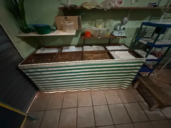 Banca Expositora Para Quitanda E Hortifruti - Madeira Robusta 2,25m