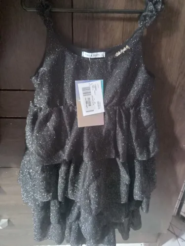 Vestido infantil de festa NOVO E COM ETIQUETA tam. 10!!