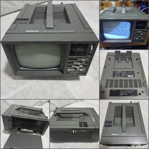 Mini TV-rádio Broksonic Ctre 864 (RETIRAR PEÇAS)