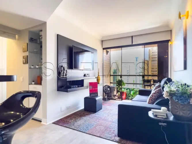 Flat West Side disponível para venda com 45m², 01 dormitório e 01 vaga
