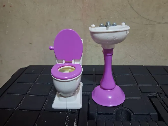 Vaso e pia barbie Dream House 