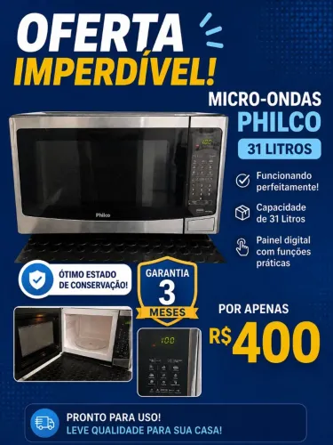 Microondas Philco 31 Litros