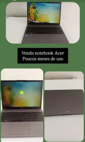 Notebook poucos meses de uso 