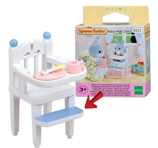 Sylvanian families cadeirão do bebê, novo