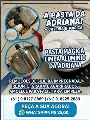 PASTA DE ALUMÍNIO CASEIRA