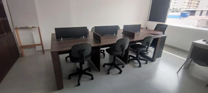 Estações de trabalho para 6 pessoas telemarketing