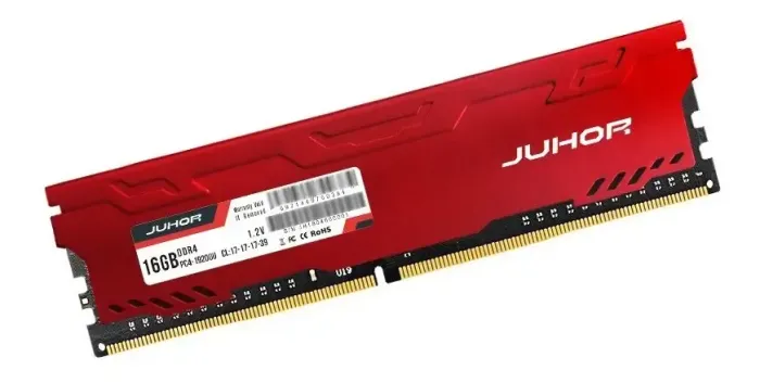 Memória Ram Juhor Ddr4 16gb 3200mhz Vermelha