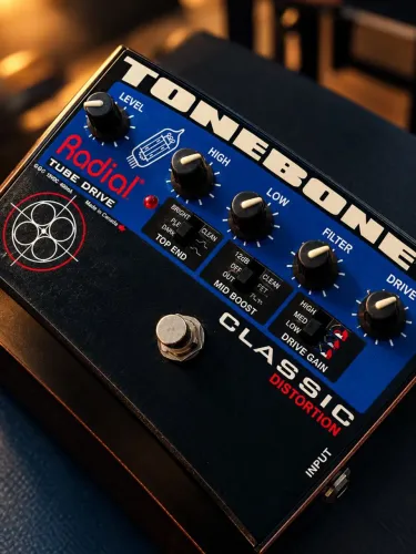 Pedal de guitarra overdrive valvulado - tonebone classic distortion