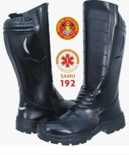 Bota Cano longo Force Militar/Samuel de Couro (CA)