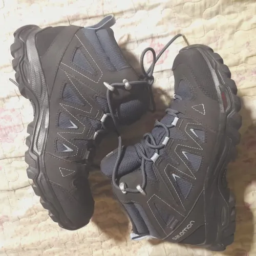 Bota Salomon Lyngen Mid Gtx Preto/ Chumbo original semi-nova