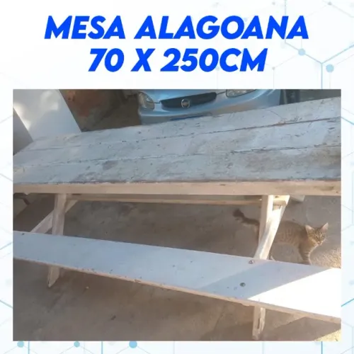 Mesa Alagoana 70x250cm