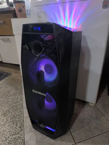 Caixa de Som Torre Gradiente GCA-102 USB, Bluetooth, FM acompanha Controle remoto 