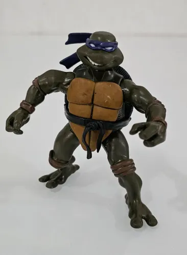 Boneco Donatello TMNT Tartarugas Ninja Playmates Anos 2000 Vintage