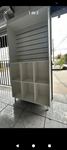 EXPOSITOR COLMEIA CANALETADO MDF NOVO 
