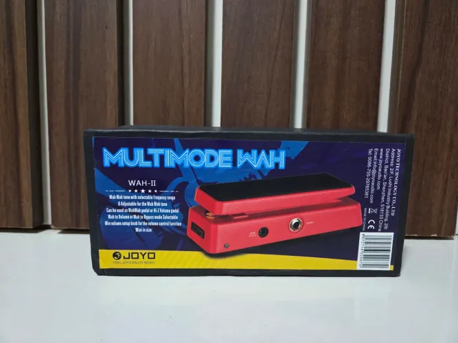 Pedal Joyo Multimode Wah WAH II Wah Volume para Guitarra e Baixo com Caixa