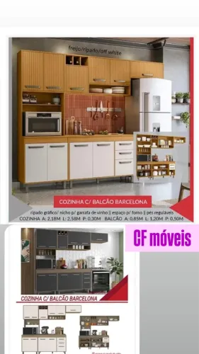 Cozinha C/ Balcão Barcelona