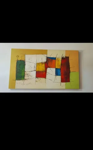 Lindo quadro abstrato em perfeito estado. Medidas= 140 x 80