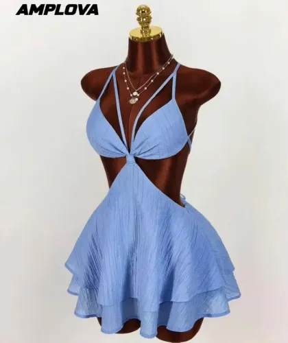 Vestido Curto Feminino | Liso
