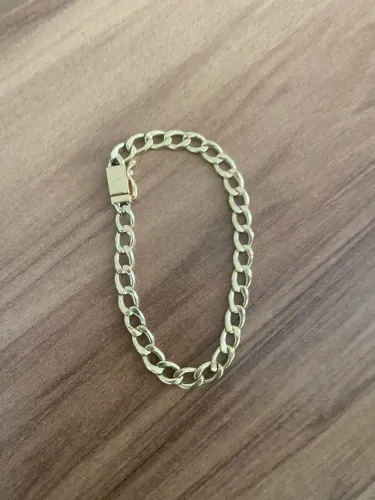 Pulseira grumet ouro 18k