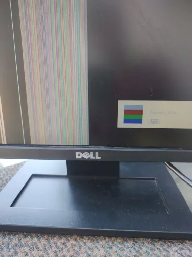 Monitor dell e1911 com listra