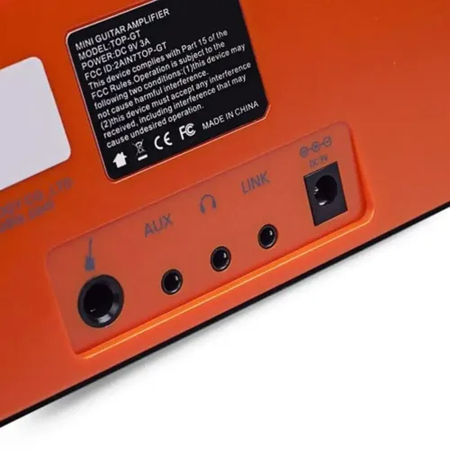 Amplificador de guitarra portátil JOYO TOP-GT Mini alto-falante com Bluetooth para 