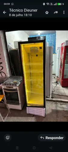 Cervejeira slim 220v funcionando perfeitamente entrego