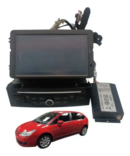 Kit Radia Multimidia Citroen C4 Hatch 2012 Monitor Queimado
