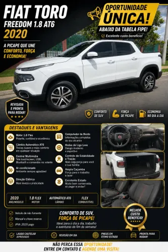 Fiat Toro Freedom 1.8 16V Flex Aut. 2020