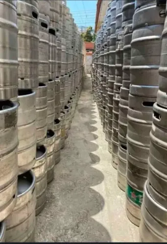 Barril de chopp vazio (vasilhame)