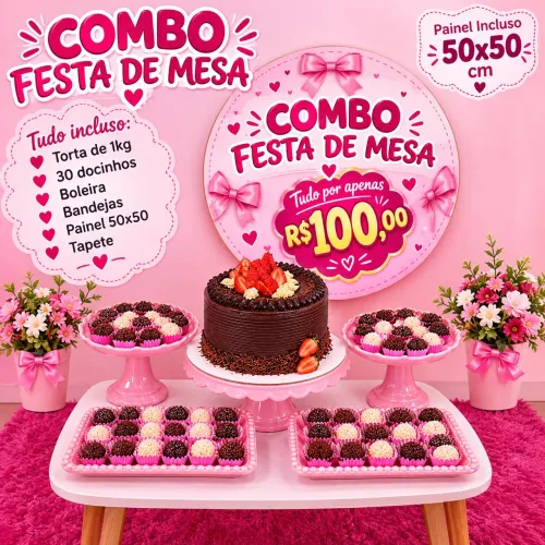 Pegue e monte mini festa