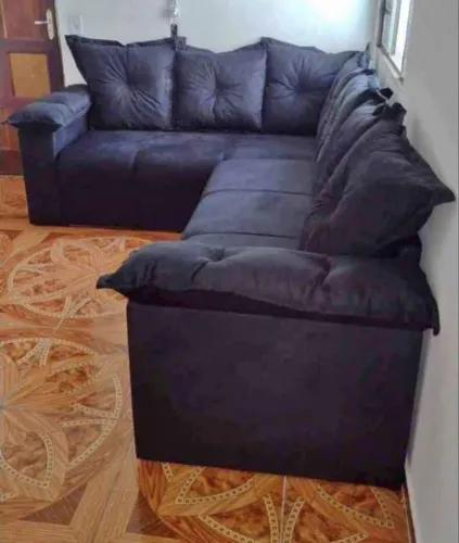 QUEIMA DE ESTOQUE SOFÁ DE CANTO ALMOFADÃO PAGAMENTO NA ENTREGA