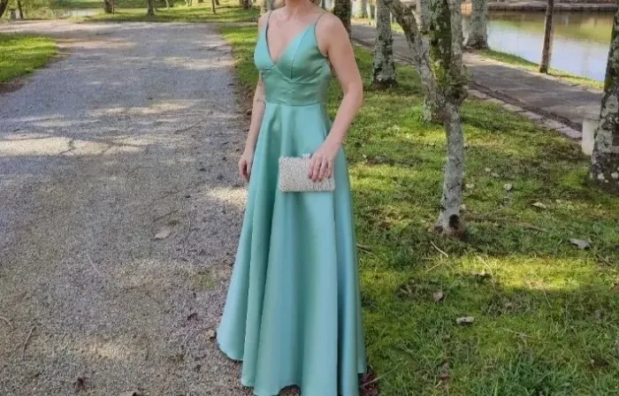 Vestido de festa longo