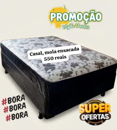 Cama Box De Mola Ensacada