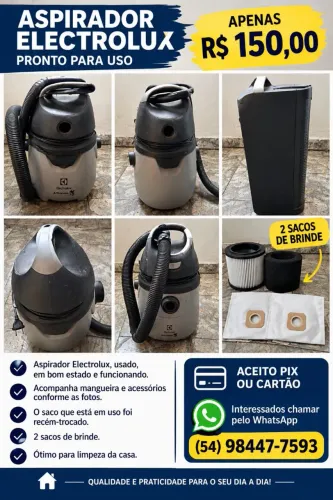 Aspirador Electrolux - R$150,00