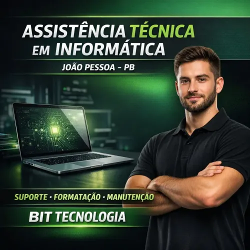 Formatação Computador e Notebook Suporte em Informática Bit Tecnologia João Pessoa Manaíra