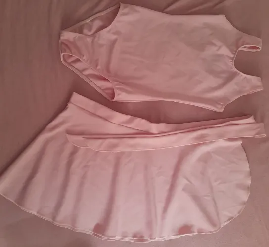 Body e saia ballet, tamanho 8