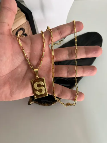 Corrente Cartie banhada a ouro masculina