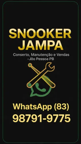 CONSERTO, MANUTENÇÃO E VENDA DE MESA DE SINUCA - JP