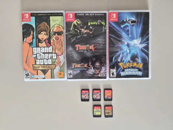 Jogos de Nintendo Switch (Mais informações no corpo do anúncio - leia pfv)
