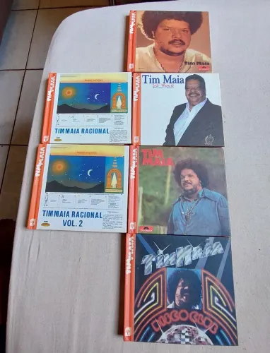 Coleção 6 CDs Tim Maia - livros editora abril