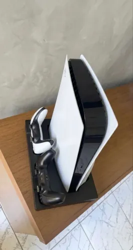 Base carregadora de resfriamento para PlayStation 5 versão FAT mídia física 