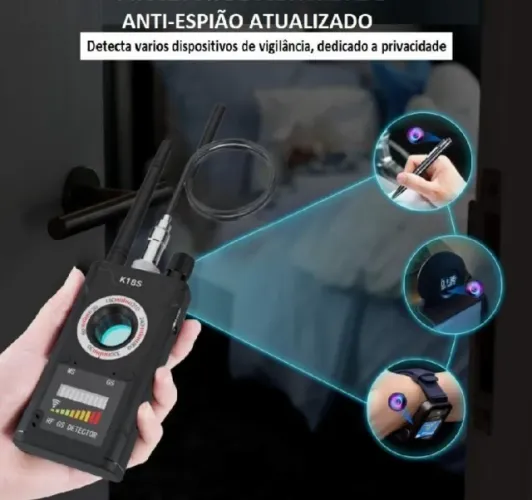 ? SUA PRIVACIDADE NÃO PODE ESPERAR! ? DETECTOR ANTIESPIÃO K18S PARA ALUGAR ? APEN