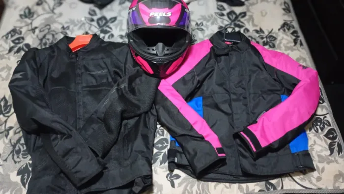 ? KIT PARA MOTOCICLISTA - JAQUETAS + CAPACETE ?