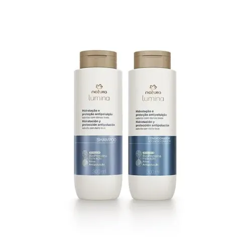Kit Lumina Shampoo e Condicionador Hidratação e Proteção Antipoluição