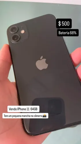 IPHONE 11 preto 64GB 