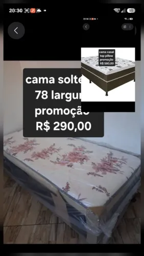 cama de solteiro 78 largura 5cm d28